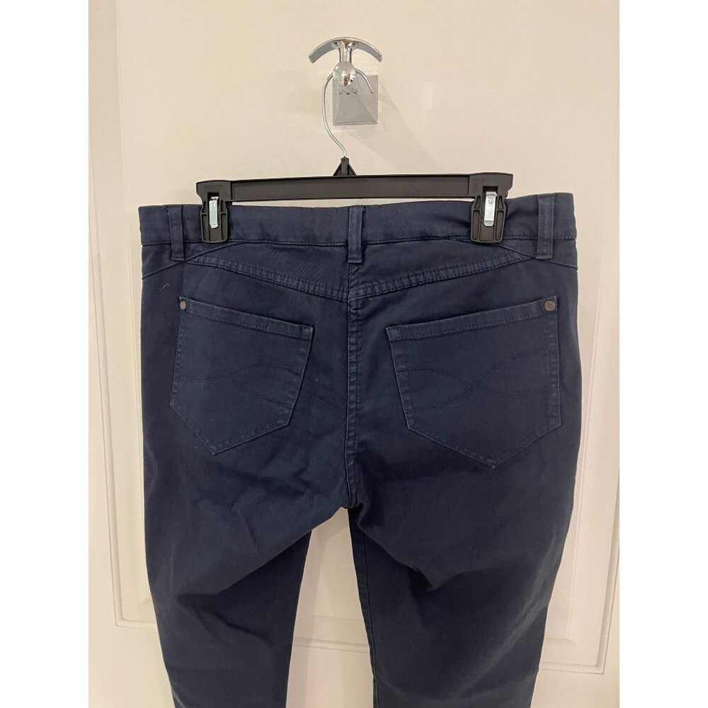 Brunello Cucinelli Twill Casual Chino Women's 5 Pocket Blue Pants Size 8 - Picture 8 of 15